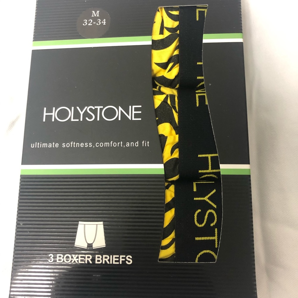 HOLYSTONE BOXERS BREIFS 3 PACK YELLOW
